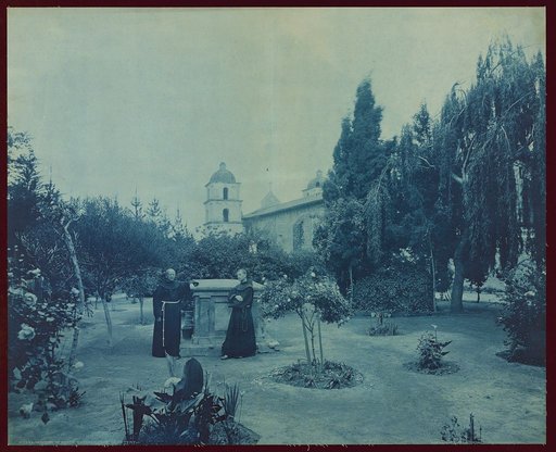 Mission of Santa Barbara, the cemetery