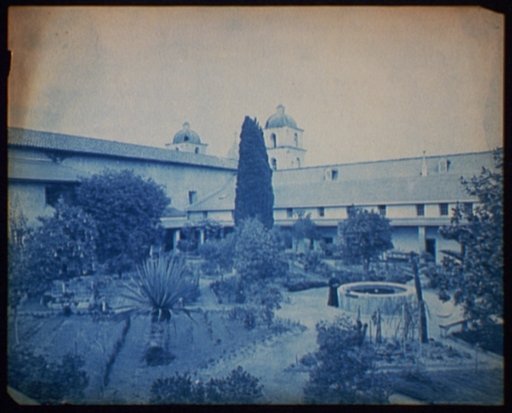 Mission of Santa Barbara, the garden