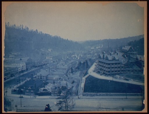 Hot Springs, Ark. from tower of Eastman Hotel
