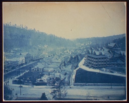 Hot Springs, Ark. from tower of Eastman Hotel
