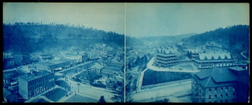 Hot Springs, Ark. from tower of Eastman Hotel