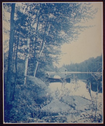 Old Mill at Bartlett's Carry, Round Lake, Adirondack Mountains
