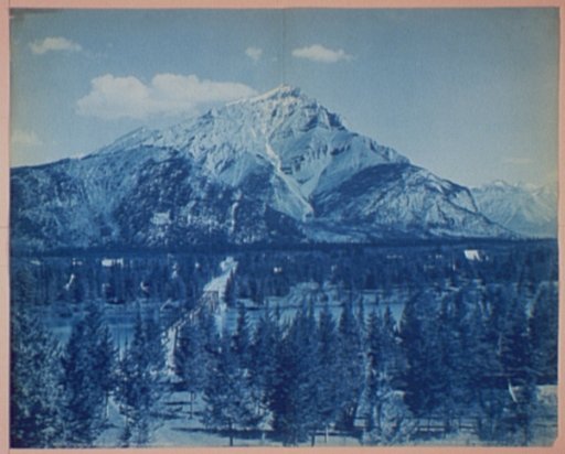 Cascade Mountain from Sanitarium, Banff, Alberta