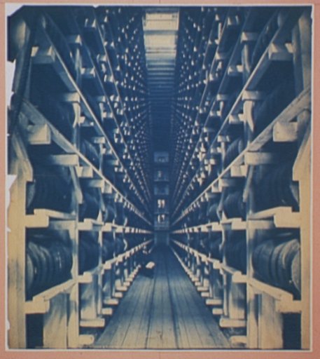 Rack warehouse, Hiram Walker & Sons, Walkerville, Ont.