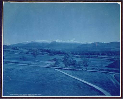 Presidential Range from Waumbek Hall, Jefferson, White Mountains