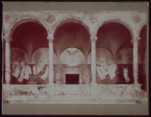 Chavanne's Muses welcoming the genius of enlightenment, Boston Library