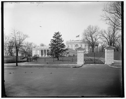 East portico of the White House, Washington