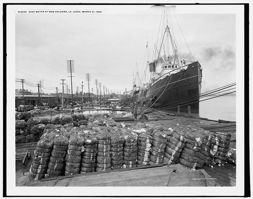 High water at New Orleans, La., levee, March 21, 1903