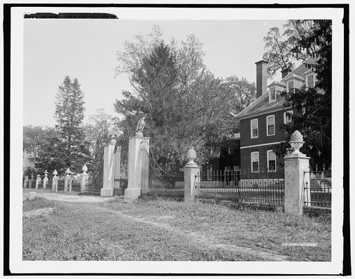 The Mansion (rear view), Westover, Va.
