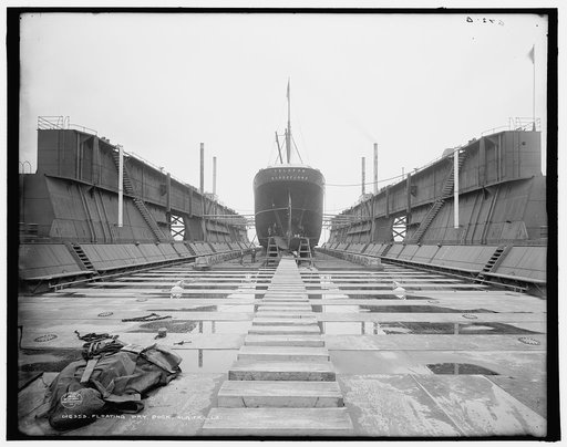 Floating dry dock, Algiers, La.