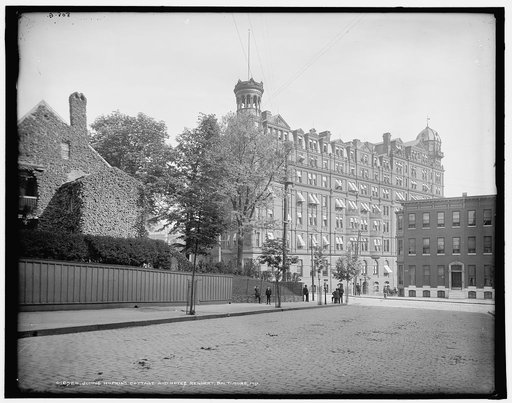 Johns Hopkins' cottage and Hotel Rennert, Baltimore,Md.