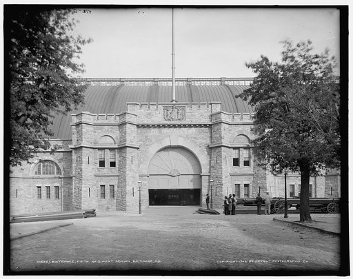 Entrance, Fifth Regiment Armory, Baltimore, Md.