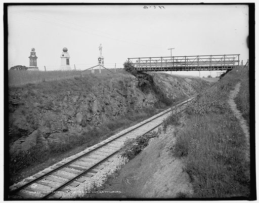 Old tape-worm railroad cut, Gettysburg