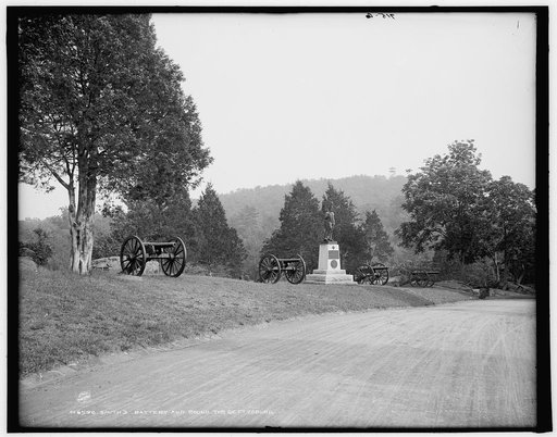 Smith's battery and Round Top, Gettysburg, Pa.