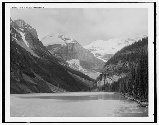 Head of Lake Louise, Alberta