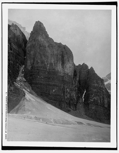 Abbott Pass from Victoria Glacier, Alberta
