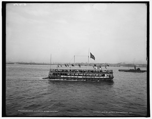 Meyer's excursion barge Columbia