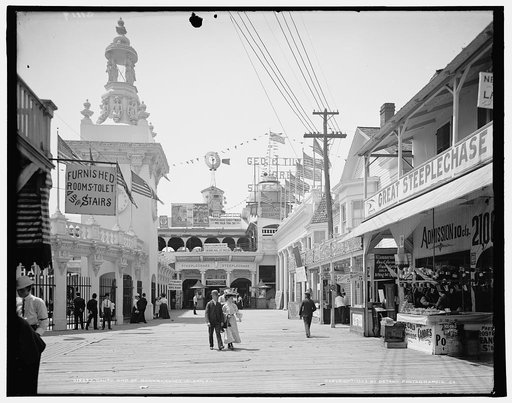 South end of Bowery, Coney Island, N.Y.