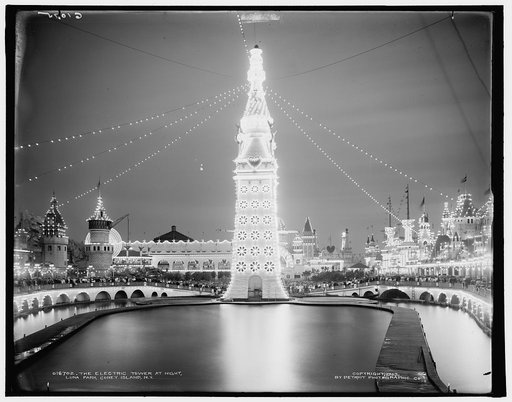 The Electric Tower at night, Luna Park, Coney Island, N.Y.