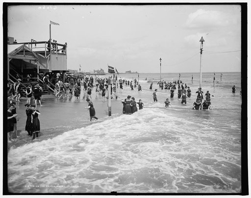 On the beach, Coney Island, N.Y.