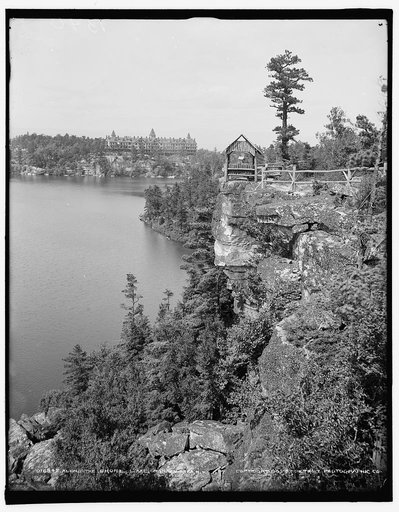 Along the shore, Lake Minnewaska, N.Y.