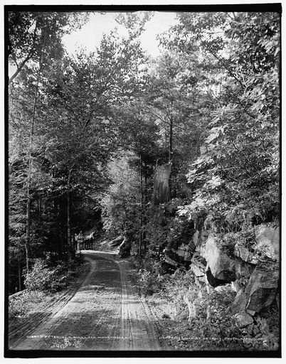 Peterskill road, Lake Minnewaska, N.Y.