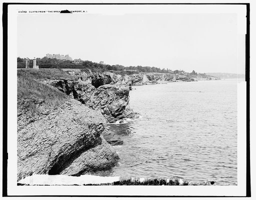 Cliffs from the Breakers, Newport, R.I.