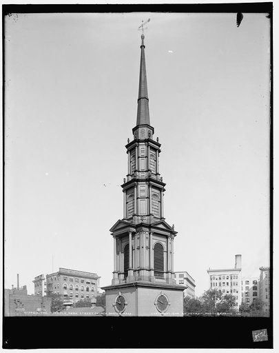 The Steeple, Park Street Church, Boston, Mass.