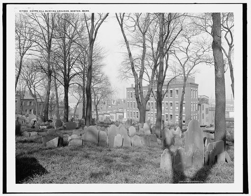 Copps Hill Burying Grounds, Boston, Mass.