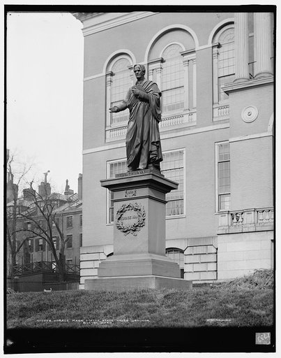Horace Mann statue, State House grounds, Boston, Mass.