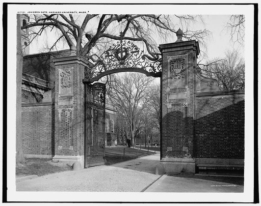 Johnson [i.e. Johnston] Gate, Harvard University, Mass.