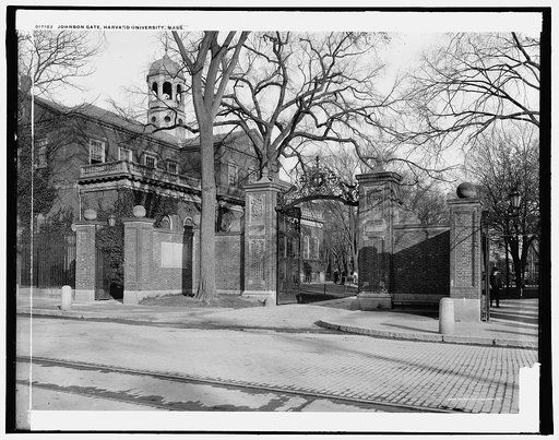 Johnson [i.e. Johnston] Gate, Harvard University, Mass.