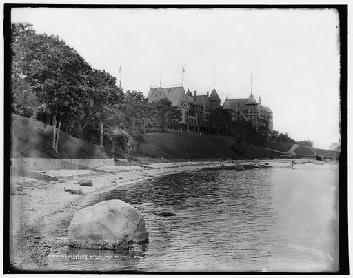 Manhansett [i.e. Manhanset] House and Peconic Bay, Shelter Island