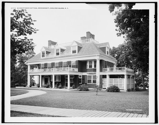 Schwartzman cottage, Manhansett [i.e. Manhanset], Shelter Island