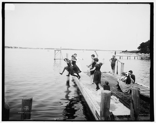 A Race [Manhanset House, Shelter Island, N.Y.