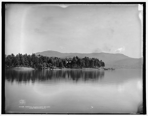 Green Island from bridge, Lake George, N.Y.
