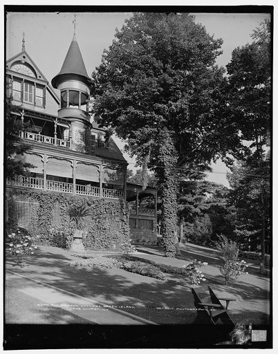 The Simpson cottage, Green Island, Lake George, N.Y.