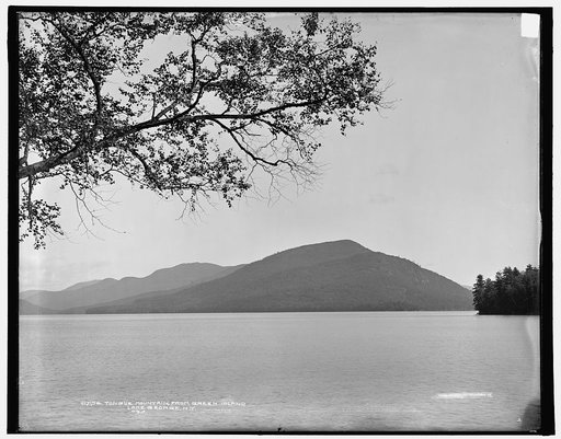 Tongue Mountain from Green Island, Lake George, N.Y.