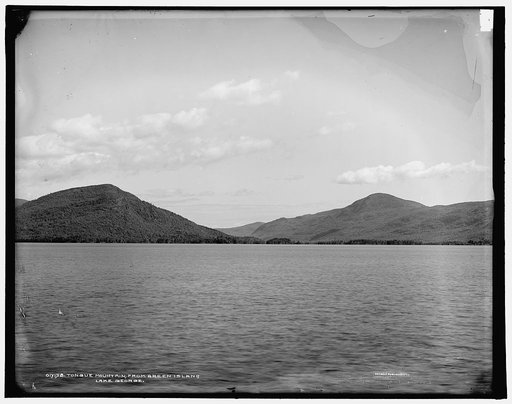 Tongue Mountain from Green Island, Lake George
