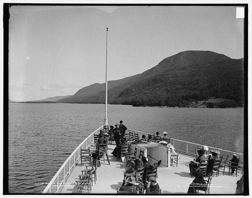 Black Mountain from steamer, Lake George