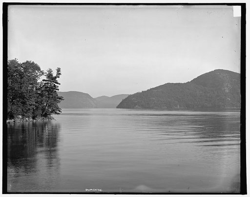 Anthony's Nose from Blair's Bay, Lake George, N.Y.