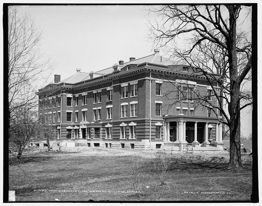 New dormitory, the Western College, Oxford, O[hio