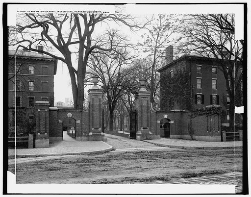 Class of '79 or Von L. Meyer Gate, Harvard University, Mass.