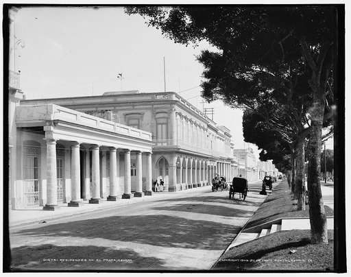 Residences on El Prada [i.e. Prado], Havana