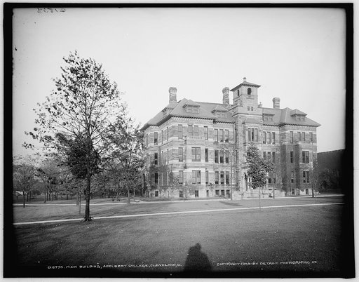Main building, Adelbert College, Cleveland, O[hio