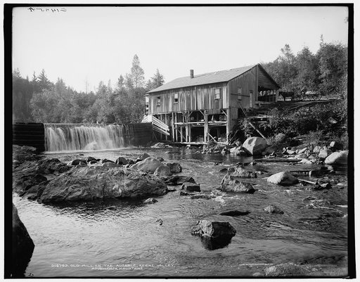Old mill on the Ausable, Keene Valley, Adirondack Mountains