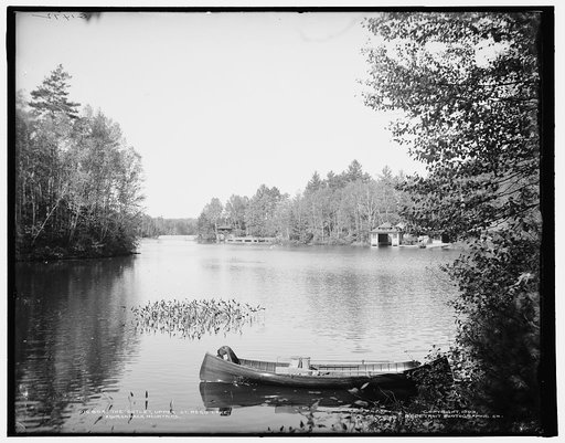 The Outlet, Upper St. Regis Lake, Adirondack Mountains