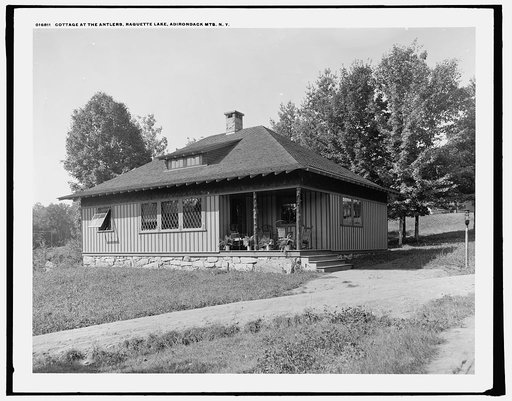 Cottage at the Antlers, Raquette Lake, Adirondack Mts.