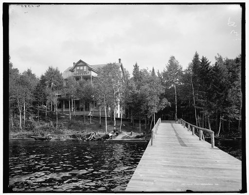 Hess Camp [i.e. Inn], Fulton Chain, Adirondack Mountains