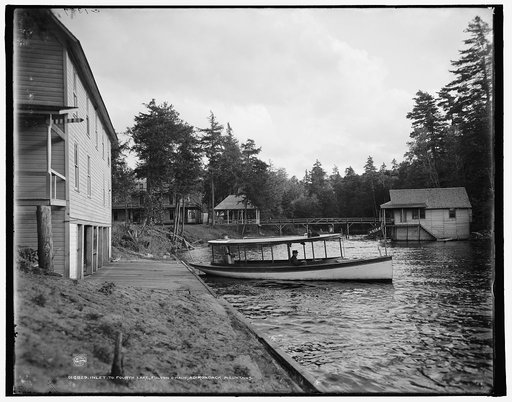 Inlet to Fourth lake, Fulton Chain, AdirondackMountains